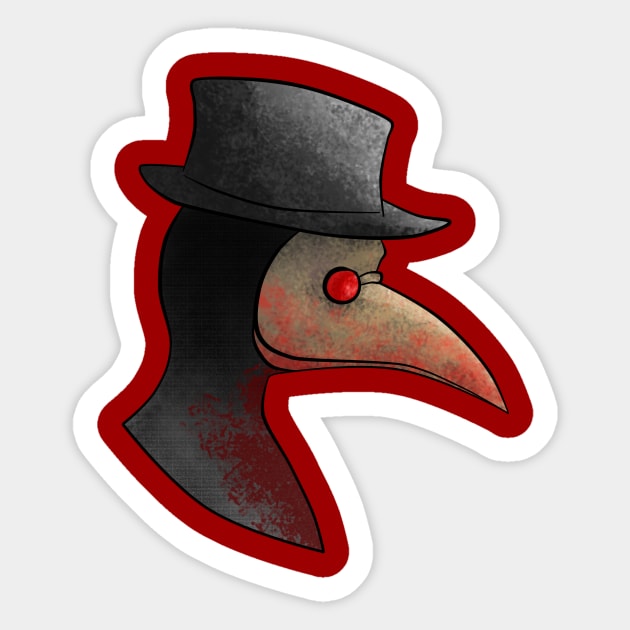 Plague Doctor Sticker by yahper